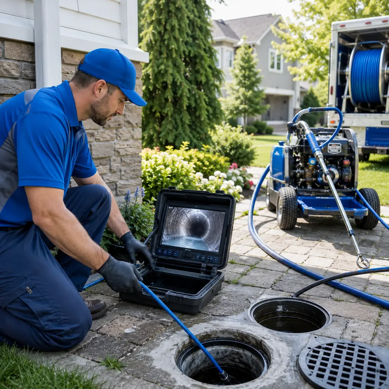 Outdoor drain cleaning professionals serving Linton, ND