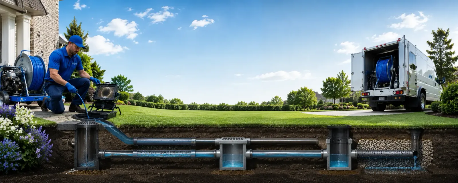 Outdoor drain cleaning information for Linton, ND