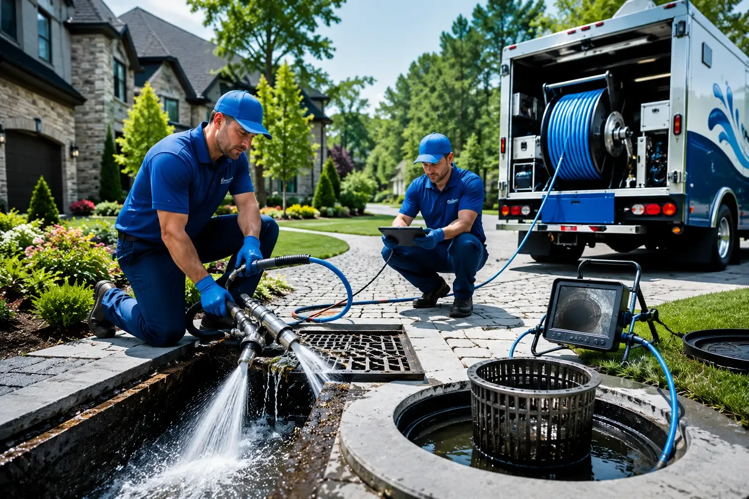 Local outdoor drain cleaning professionals in Linton, ND